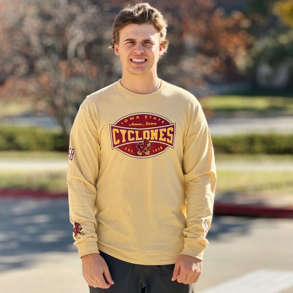 Champion® Walking Cy Gold Long Sleeve T-Shirt